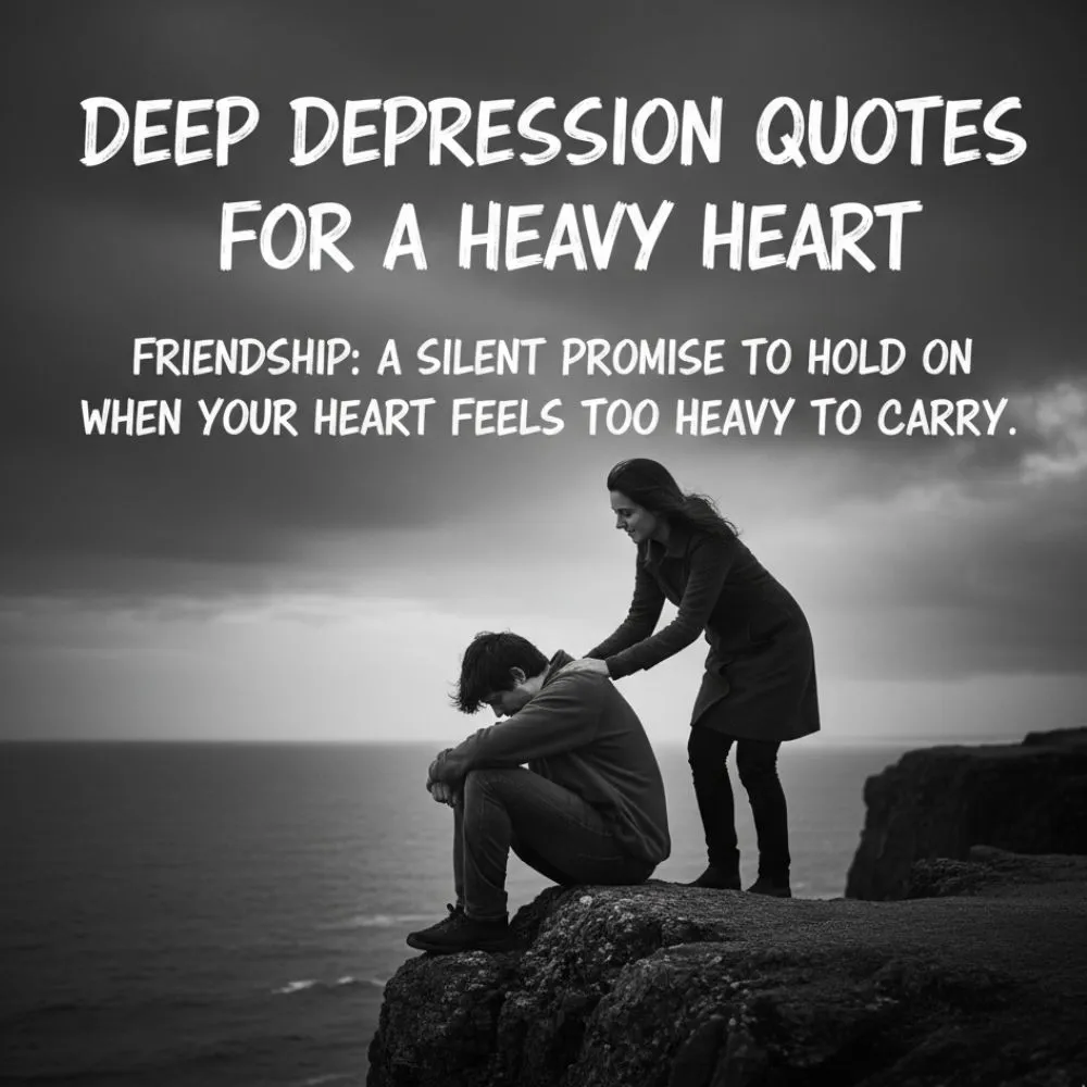Deep Depression Quotes for a Heavy Heart