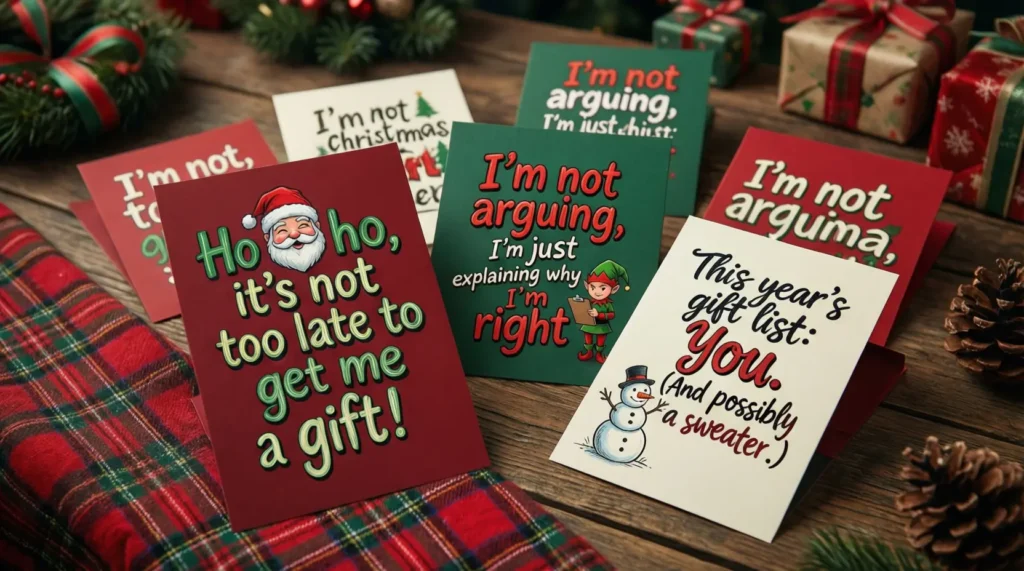 Funny Christmas Quotes for Cards