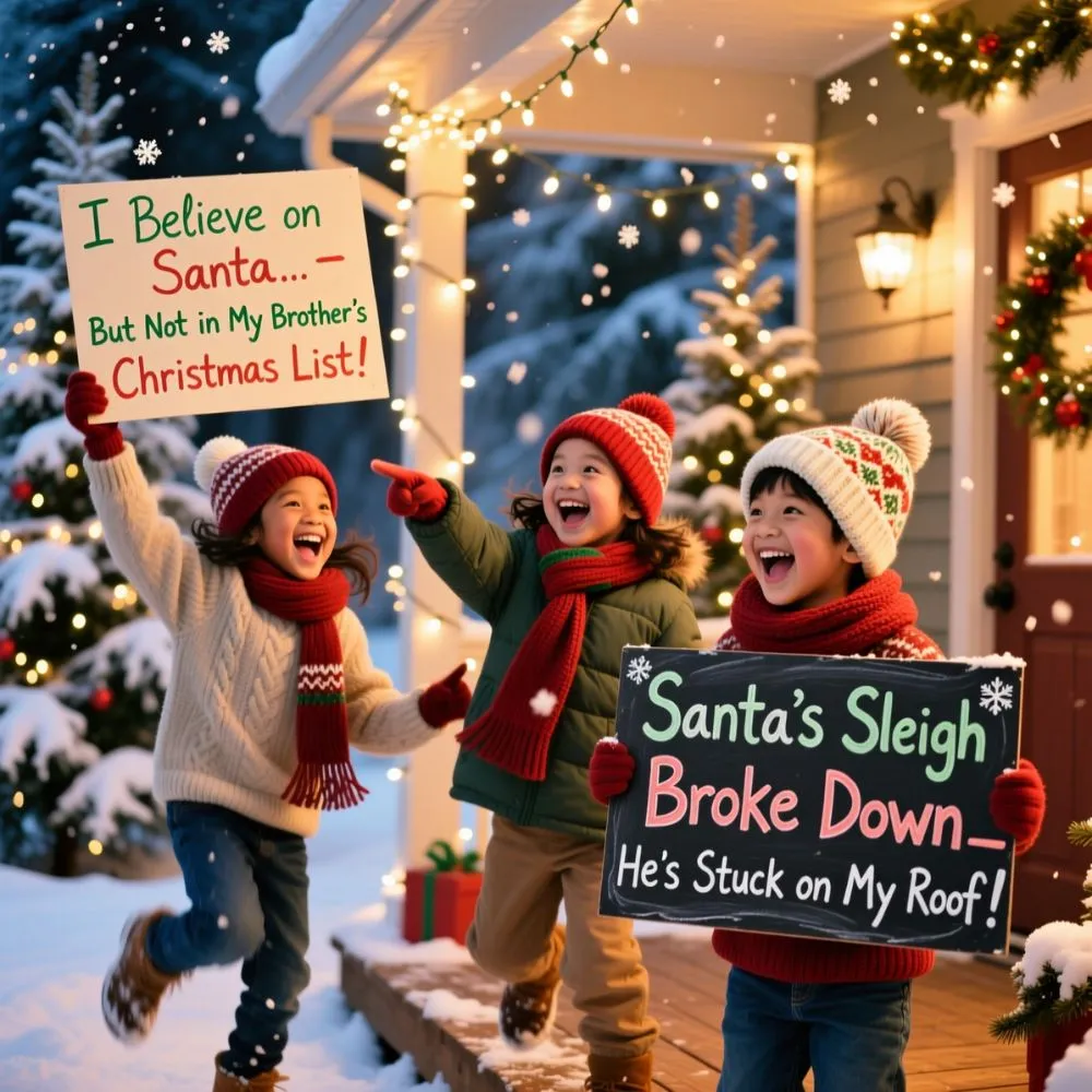 Funny Christmas Quotes for Kids