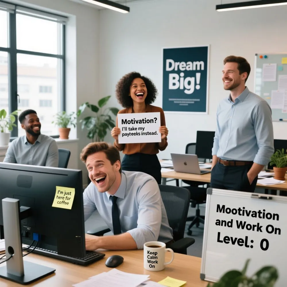 Funny Work Quotes About Motivation