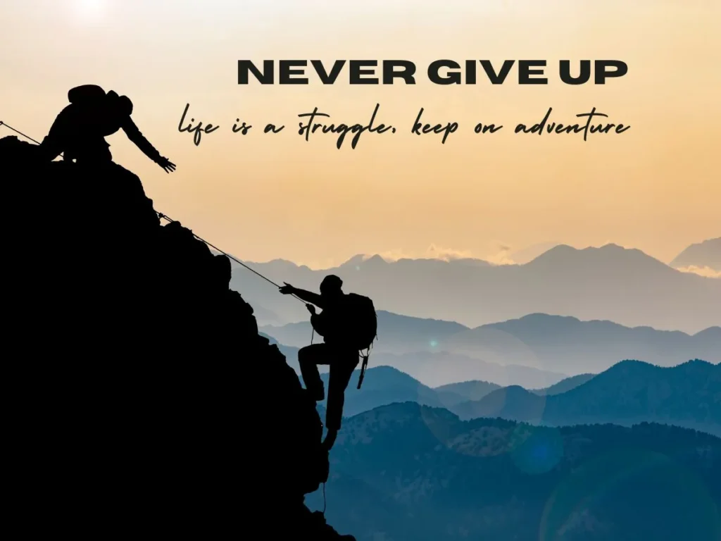 Never Give Up Quotes