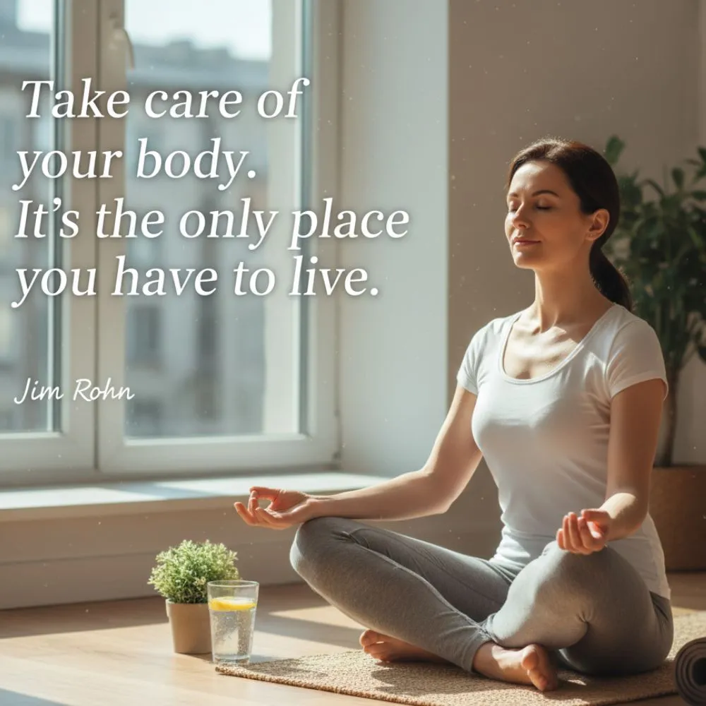 Physical Self Care Quotes for Energy and Wellness