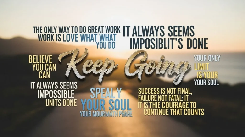 Positive Keep Going Quotes