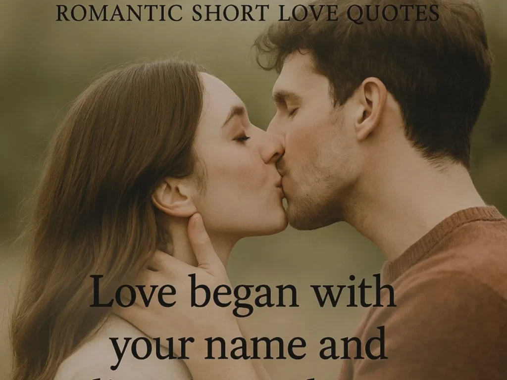 Romantic Short Love Quotes for Everyday Moments