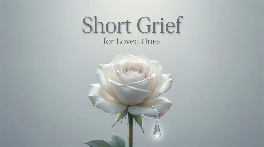 Short Grief Quotes for Loved Ones