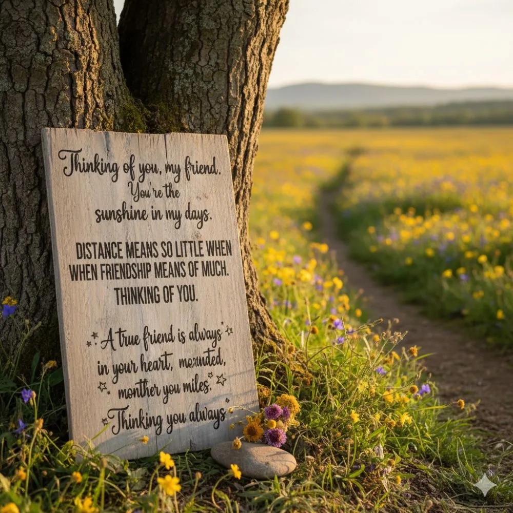 Thinking of You Quotes for Friendship