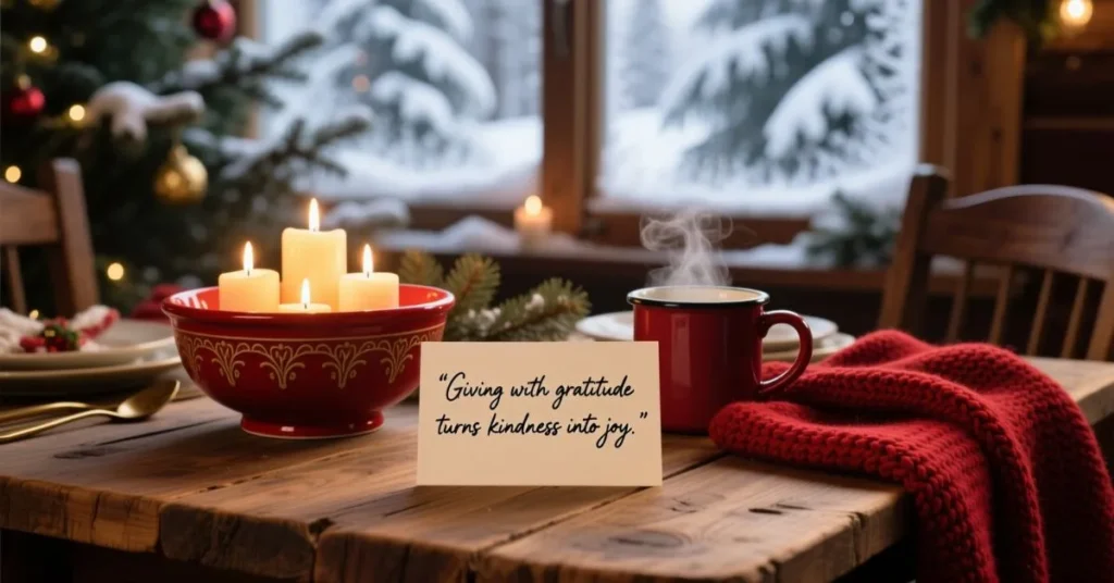Christmas Quotes about Giving Gratitude & Kindness