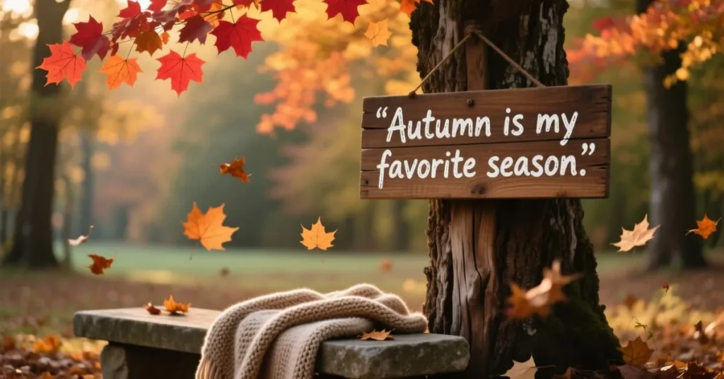 Cozy Fall Quotes