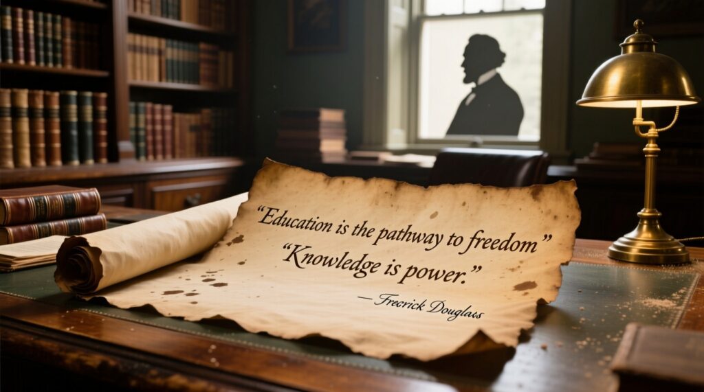 Frederick Douglass Quotes on Education and Knowledge