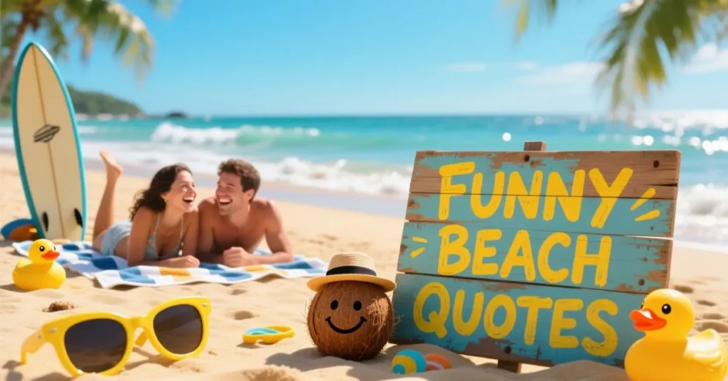 Funny Beach Quotes for a Light Laugh