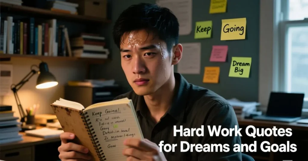 Hard Work Quotes for Dreams and Goals