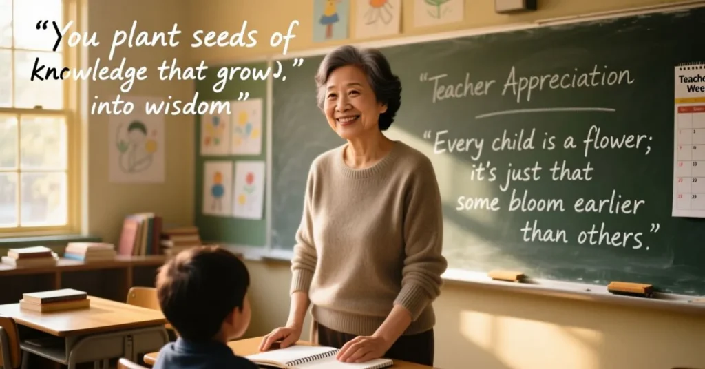 Inspirational Teacher Appreciation Quotes