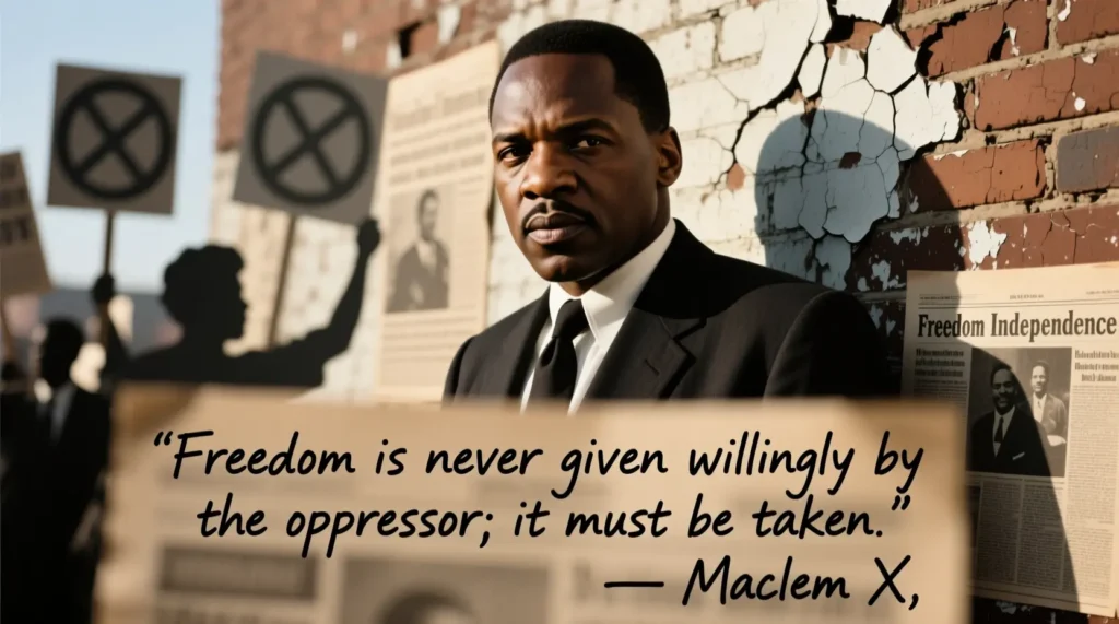 Malcolm X Quotes on Freedom and Independence