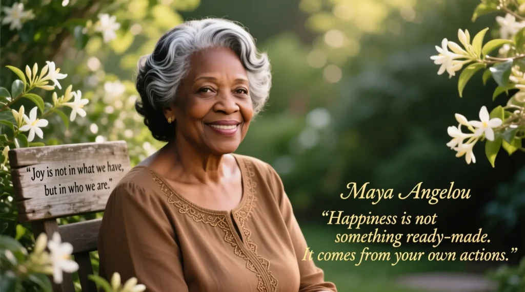 Maya Angelou Quotes About Happiness and Joy