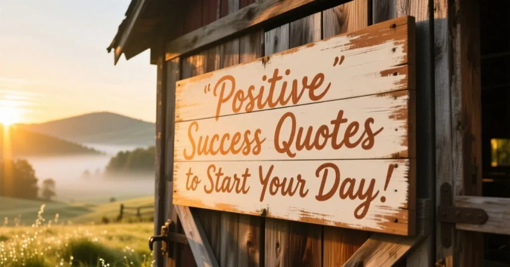 Positive Success Quotes to Start Your Day