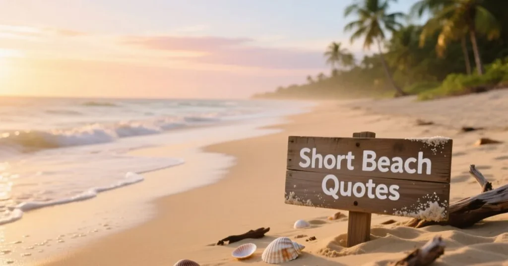 Short Beach Quotes