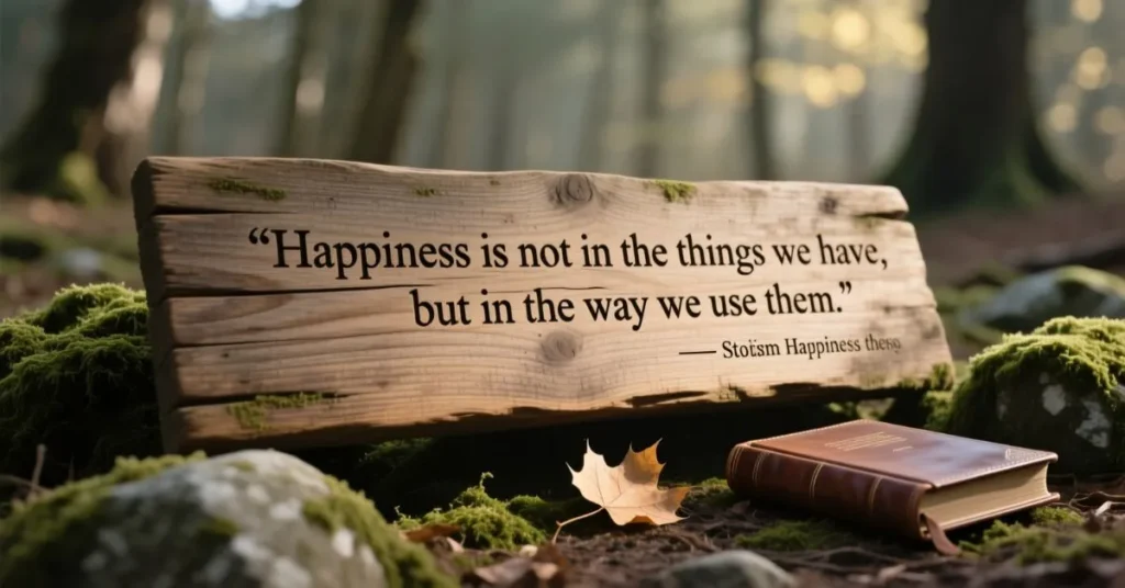 Stoicism Quotes About Happiness