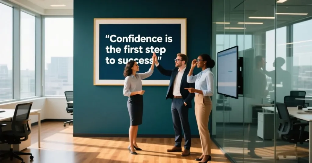 Workplace Confidence Motivation Quotes
