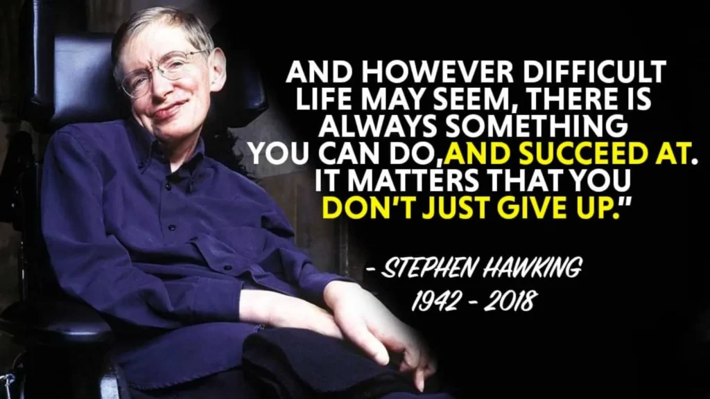 Stephen Hawking Quotes About Success