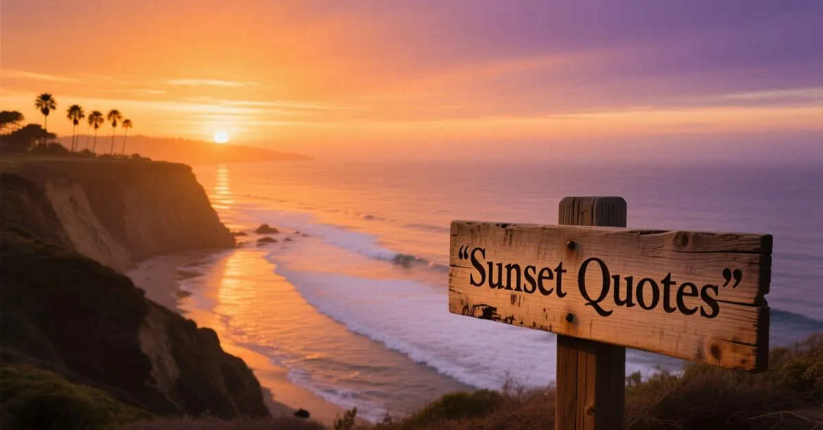 Sunset Quotes